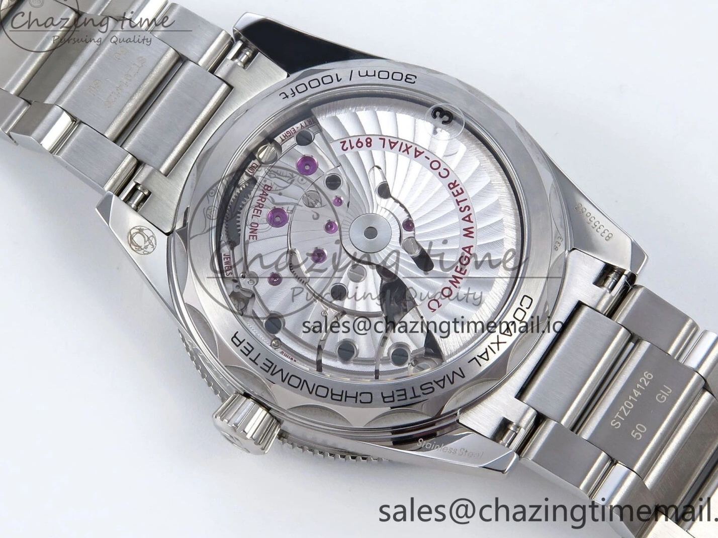 0209 Elegant Seamaster 300 Heritage SS VSF 1:1 Best Edition Blue Dial on SS Bracelet A 7701